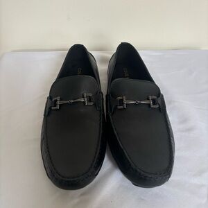 Cole Haan Wyatt Bit Driver Loafer Black Leather Mens size 10